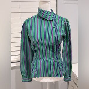 Vintage New Expressions‎ by Bobbie Brooks Button Down Shirt  - 70s/80s